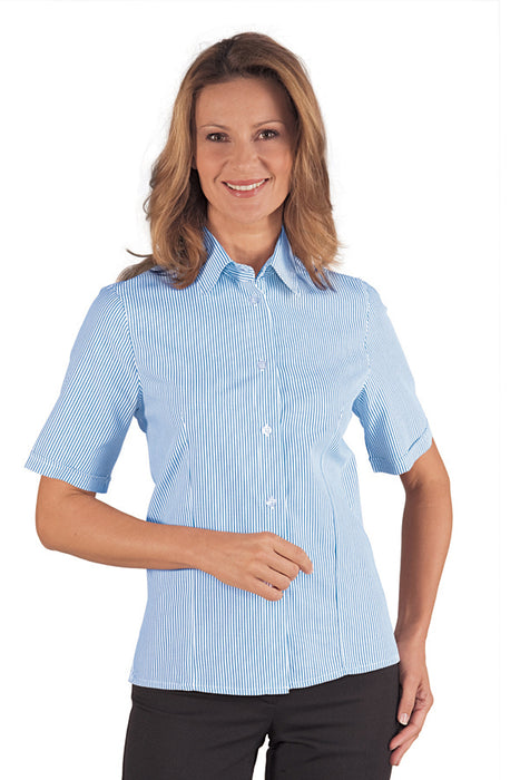 CAMICIA KYOTO  RIGA AZZURRA