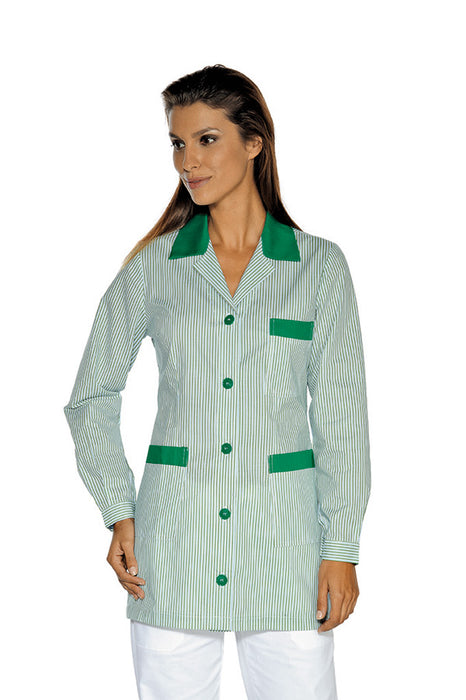 CASACCA DONNA DI SERVIZIO VERDE CON RIGA VERDE