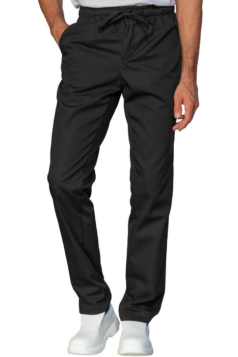 Pantalone Slim Zip nero