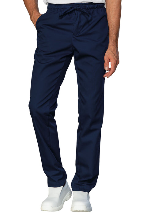 Pantalone Slim Zip blu