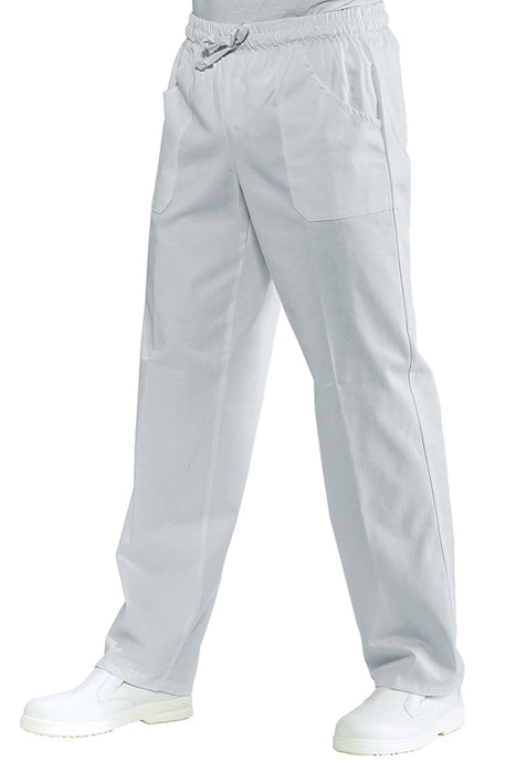 Pantalone Con Elastico Isacco Boheme Bianco