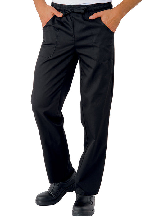 Pantalone Con Elastico Isacco Boheme Nero