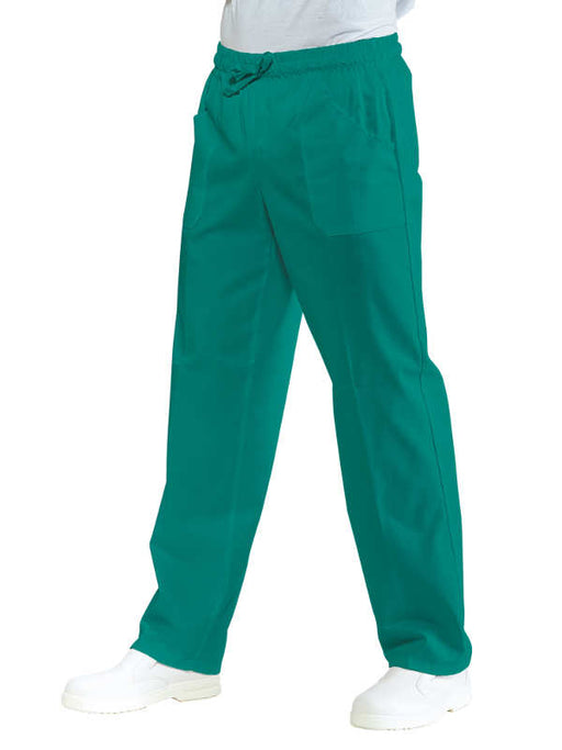 PANTALONE INFERMIERE CON ELASTICO VERDE CHIRURGIA