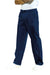 PANTALONE CON ELASTICO BLU IN PURO COTONE