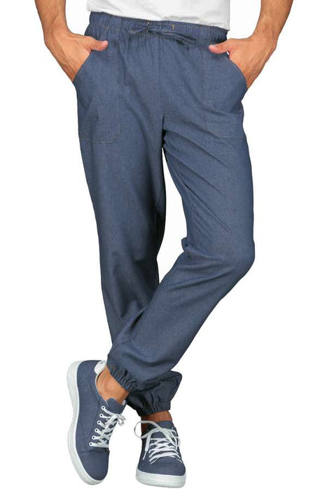 Pantalone light Jeans stretch uomo donna con laccio