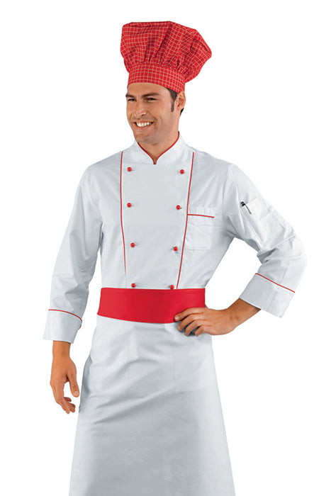 GIACCA CUOCO RED CHEF-XXL-Lunga