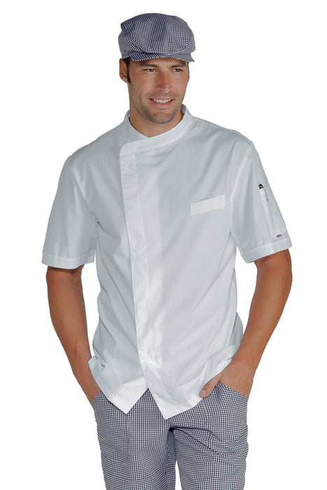 GIACCA CUOCO PRETORIA PRETORIA EXTRA LIGHT BIANCO-XXL-Corta