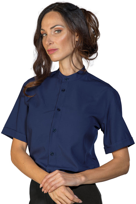 Camicia Detroit unisex Tecnostretch blu