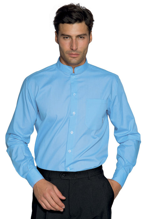 CAMICIA CAMERIERE DUBLINO AZZURRO