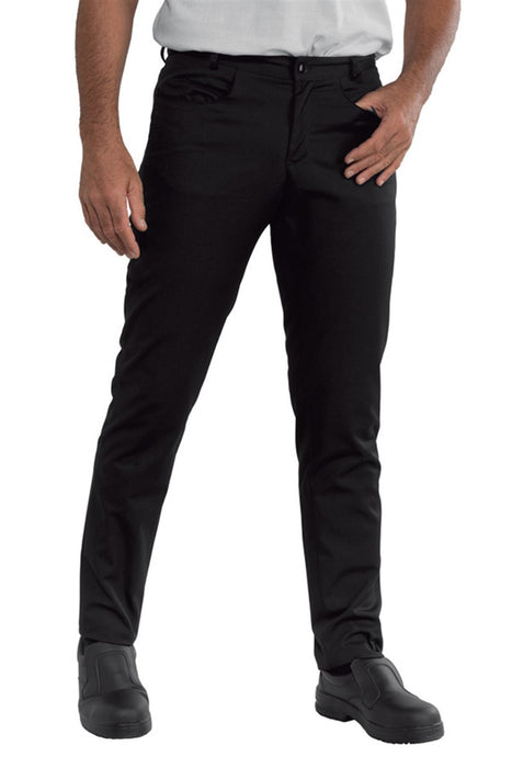 Pantalone Uomo Yale Jersey Milano Nero