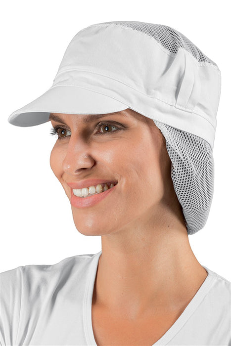 CAPPELLO CHARLY CON RETE EXTRA BIANCO