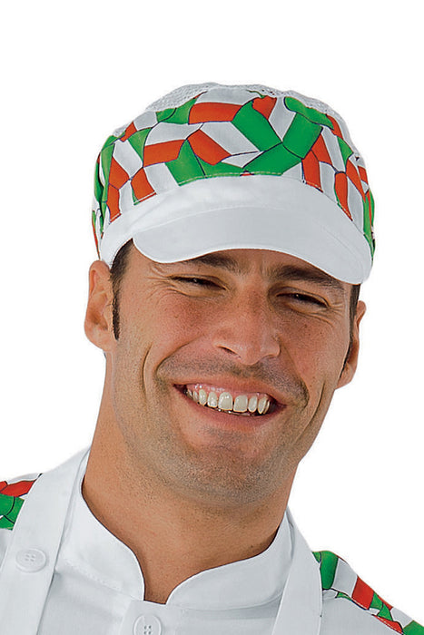 CAPPELLO BARISTA BIANCO+ITALY