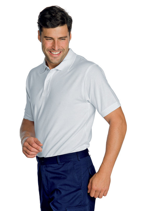 POLO UNISEX MANICA CORTA-XL-Bianco