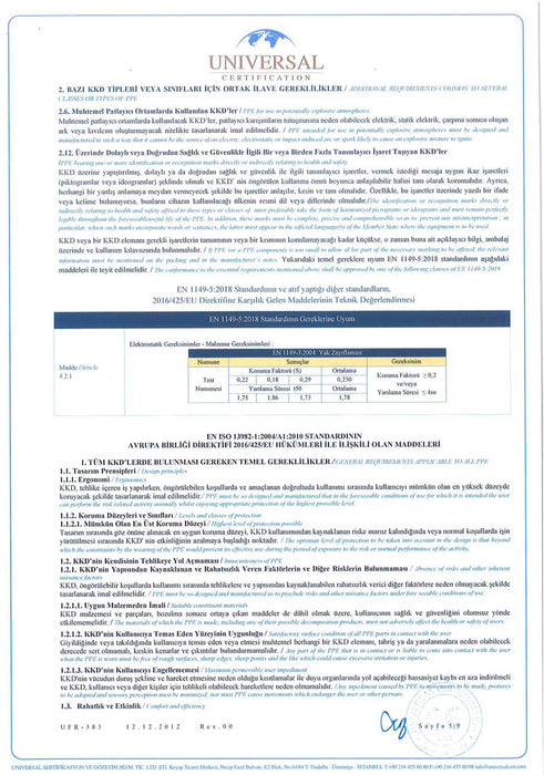 Tuta terza categoria classe 5-6 protezione da agenti infettivi