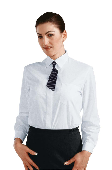 CAMICIA CAMERIERA ISACCO DONNA BIANCO MANICA LUNGA