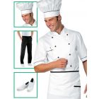 Chef uniform - jacket Alicante blacks details