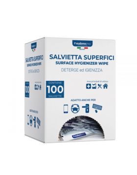 Sanitizing wipes - BOX 100 single doses