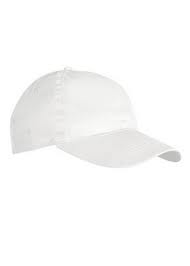 Cappellino baseball con visiera precurvata bianco